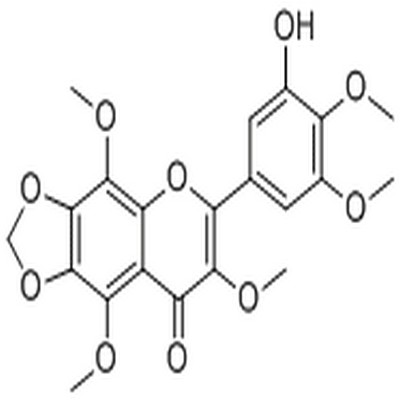 3'-Hydroxy-3,5,8,4',5'-pentamethoxy-6,7-methylenedioxyflavone,3'-Hydroxy-3,5,8,4',5'-pentamethoxy-6,7-methylenedioxyflavone