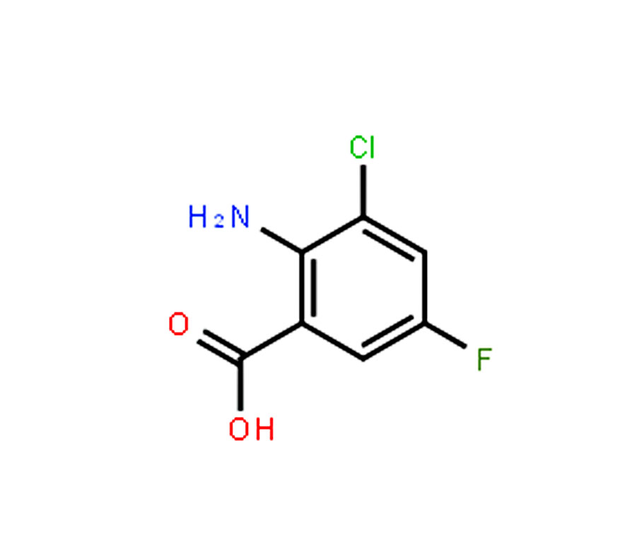 2-氨基-3-氯-5-氟-苯甲酸,2-Amino-3-chloro-5-fluoro-benzoic acid