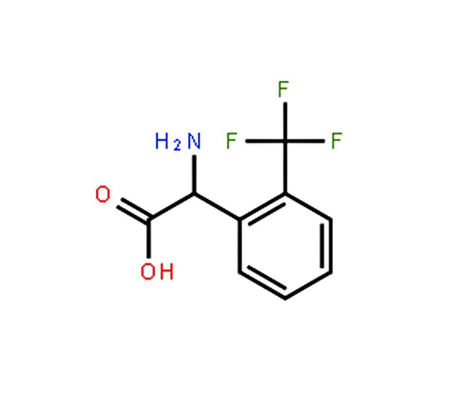 2-三氟甲基苯甘氨酸,2-Amino-2-[2-(trifluoromethyl)phenyl]acetic acid