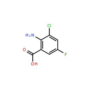 2-氨基-3-氯-5-氟-苯甲酸