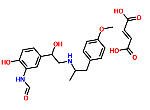 富马酸福莫特罗二水合物,(R*,R*)-N-[2-Hydroxy-5-[1-hydroxy-2-[[2-(4-methoxyphenyl)-1-methylethyl]amino]ethyl]phenyl]formamide fumarate dihydrate