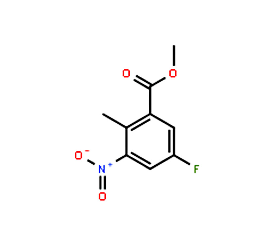 5-氟-2-甲基-3-硝基苯甲酸甲酯,Methyl 5-fluoro-2-methyl-3-nitrobenzoate