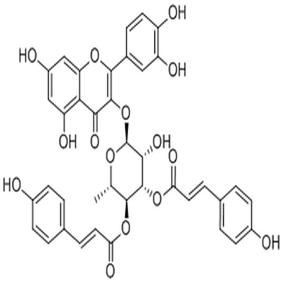 3'',4''-Di-O-p-coumaroylquercitrin,3'',4''-Di-O-p-coumaroylquercitrin