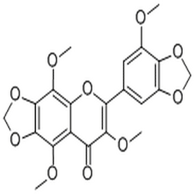 3,5,8,3'-Tetramethoxy-6,7,4',5'-bis(methylenedioxy)flavone,3,5,8,3'-Tetramethoxy-6,7,4',5'-bis(methylenedioxy)flavone