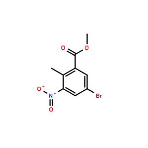 5-溴-3-硝基-2-甲基苯甲酸甲酯