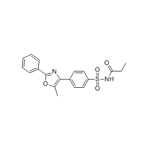 帕瑞昔布钠杂质46,N-((4-(5-methyl-2-phenyloxazol-4-yl)phenyl)sulfonyl)propionamide