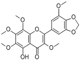 5-Hydroxy-3,6,7,8,3'-pentamethoxy-4',5'-methylenedioxyflavone