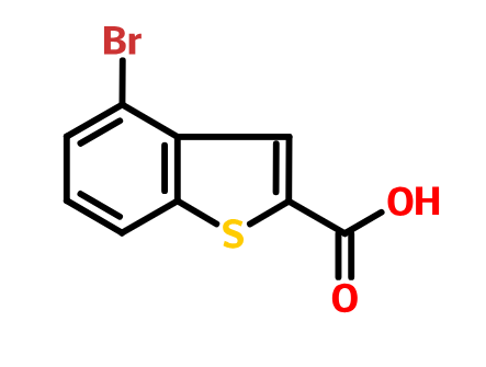 4-溴苯并[b]噻吩-2-羧酸,4-Bromobenzo[b]thiophene-2-carboxylic acid