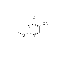 4-氯-2-甲硫基嘧啶-5-腈,4-Chloro-2-(methylthio)pyrimidine-5-carbonitrile