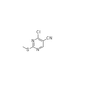 4-氯-2-甲硫基嘧啶-5-腈