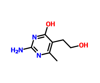 2-氨基-5-(2-羟基乙基)-6-甲基-1H-嘧啶-4-酮,2-AMINO-6-HYDROXY-5-(B-HYDROXYETHYL)-4-METHYLPYRIMIDINE