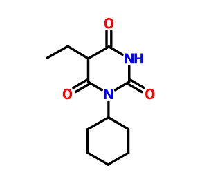 1-环己基-5-乙基巴比妥酸,1-Cyclohexyl-5-ethylbarbituric acid