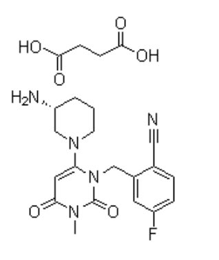 曲格列汀琥珀酸盐,Trelagliptin succinate