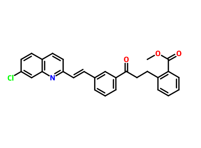 2-[3-(R)-[3-[2-(7-氯-2-喹啉基)乙烯基]苯基]-3-羰基丙基]苯甲酸甲酯,Methyl [E]-2-[3-[3-[2-(7-Chloro-2-quinolinyl)ethenyl]phenyl]-3-oxopropyl]benzoate