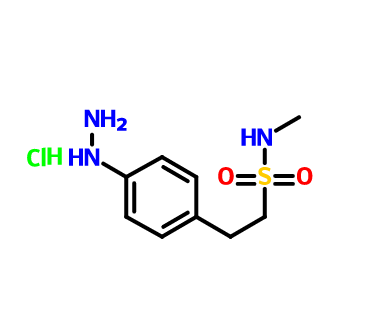 4-肼基-N-甲基苯基乙烷磺酰胺盐酸盐,4-Hydrazino-N-methylbenzeneethanesulfonamide hydrochloride