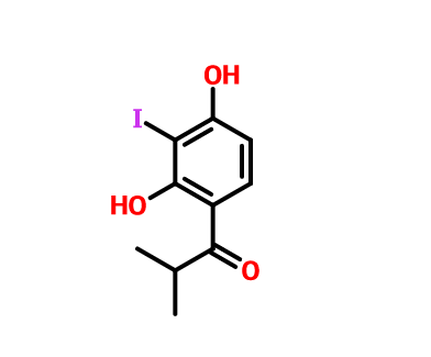 1-(2,4-二羟基-3-碘苯基)-2-甲基-1-丙酮,1-(2,4-Dihydroxy-3-iodophenyl)-2-methyl-1-propanone