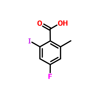 4-氟-2-碘-6-甲基苯甲酸,4-Fluoro-2-iodo-6-methylbenzoic acid