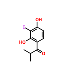 1-(2,4-二羟基-3-碘苯基)-2-甲基-1-丙酮,1-(2,4-Dihydroxy-3-iodophenyl)-2-methyl-1-propanone