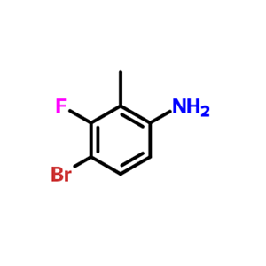 4-溴-3-氟-2-甲基苯胺,4-bromo-3-fluoro-2-methylaniline