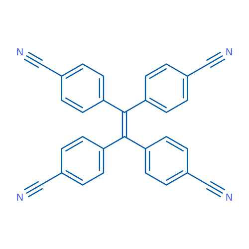 四(4-氰基苯基)乙烯,4-[1,2,2-tris(4-cyanophenyl)ethenyl]benzonitrile