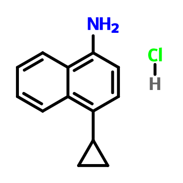 1-环丙基-4-萘胺盐酸盐,4-cyclopropylnaphthalen-1-aMine hydrochloride