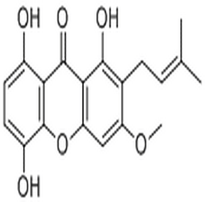 1,5,8-Trihydroxy-3-methoxy-2-prenylxanthone,1,5,8-Trihydroxy-3-methoxy-2-prenylxanthone
