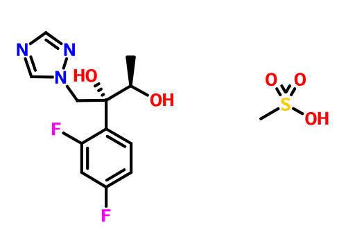 EP-F,(2R,3R)-2-(2,4-difluorophenyl)-1-(1H-1,2,4-triazol-1-yl)butane-2,3-diol Mesylate