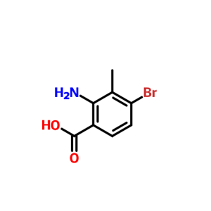 2-氨基-4-溴-3-甲基苯甲酸,2-amino-4-bromo-3-methylbenzoic acid