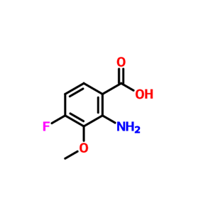 2-氨基-3-甲氧基-4-氟苯甲酸,2-amino-3-methoxy-4-fluorobenzoic acid