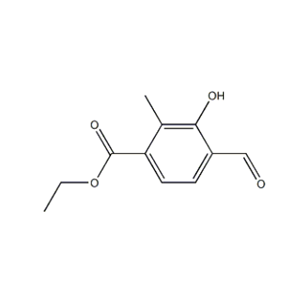 4-甲酰基-3-羟基-2-甲基苯甲酸乙酯,ethyl 4-formyl-3-hydroxy-2-methylbenzoate