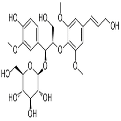 erythro-Guaiacylglycerol β-sinapyl ether 7-O-glucoside,erythro-Guaiacylglycerol β-sinapyl ether 7-O-glucoside