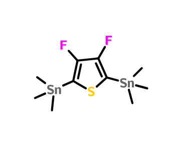 3,4-difluoro-2,5-bis-trimethylstannanylthiophene,3,4-difluoro-2,5-bis-trimethylstannanylthiophene