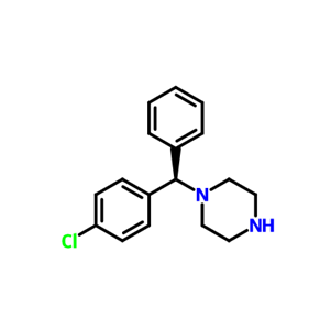 右旋4-氯双苯基甲基哌嗪