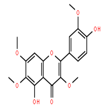 猫眼草黄素,4H-1-Benzopyran-4-one,5-hydroxy-2-(4-hydroxy-3-methoxyphenyl)-3,6,7-trimethoxy-