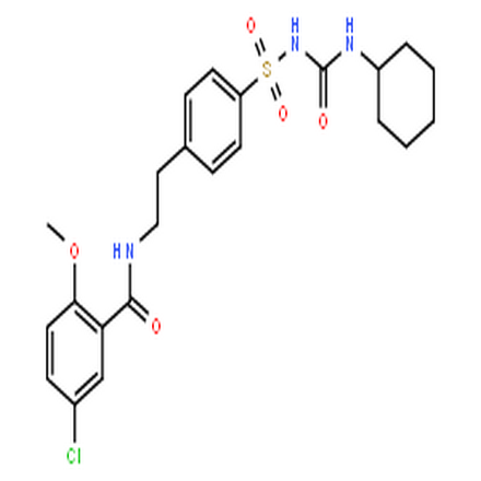 格列苯脲,5-Chloro-N-(4-(N-(cyclohexylcarbamoyl)sulfamoyl)phenethyl)-2-methoxybenzamide