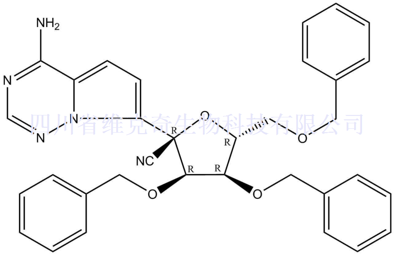 瑞德西韦杂质2,2-C-(4-Aminopyrrolo[2,1-f][1,2,4]triazin-7-yl)-2,5-anhydro-3,4,6-tris-O-(phenylmethyl)-D-altrononitrile