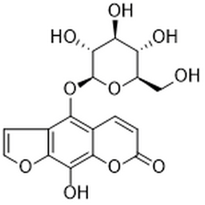 8-Hydroxybergaptol 5-O-glucoside,8-Hydroxybergaptol 5-O-glucoside