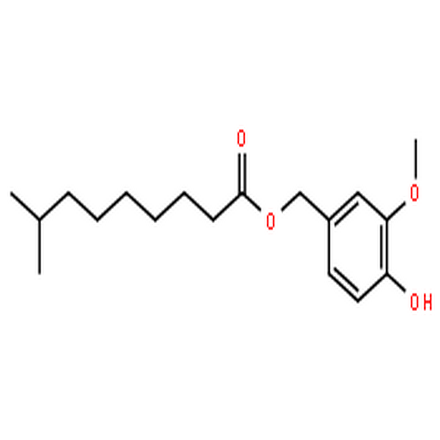 二氫辣椒素酯,Nonanoic acid,8-methyl-, (4-hydroxy-3-methoxyphenyl)methyl ester