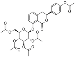 (3S)-Hydrangenol 8-O-glucoside pentaacetate,(3S)-Hydrangenol 8-O-glucoside pentaacetate