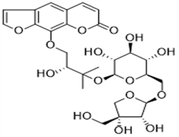 Heraclenol 3'-O-β-D-apiofuranosyl-(1→6)-β-D-glucopyranoside