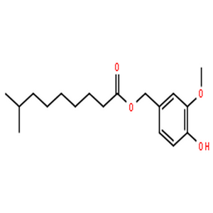 二氢辣椒素酯,Nonanoic acid,8-methyl-, (4-hydroxy-3-methoxyphenyl)methyl ester