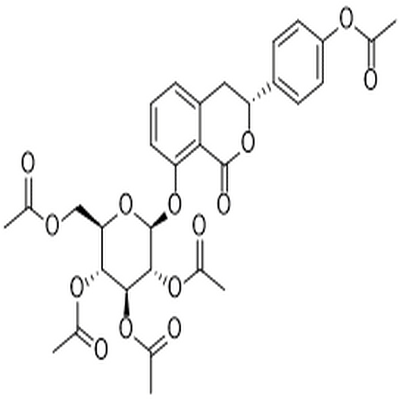 (3R)-Hydrangenol 8-O-glucoside pentaacetate,(3R)-Hydrangenol 8-O-glucoside pentaacetate