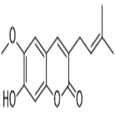 7-Hydroxy-6-methoxy-3-prenylcoumarin,7-Hydroxy-6-methoxy-3-prenylcoumarin