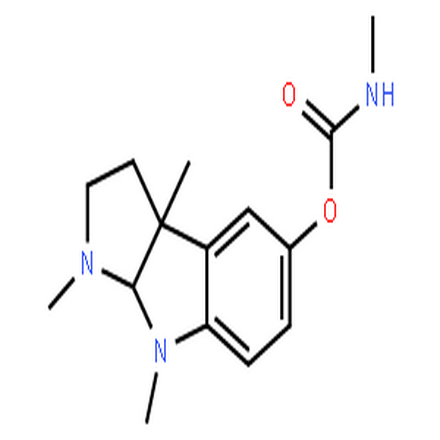 毒扁豆碱,(3aS,8aR)-1,3a,8-Trimethyl-1,2,3,3a,8,8a-hexahydropyrrolo[2,3-b]indol-5-yl methylcarbamate