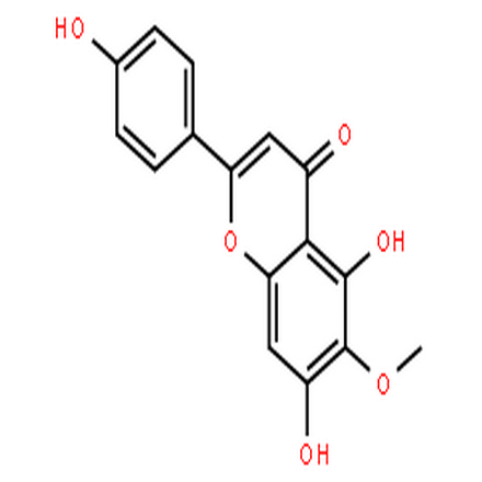 高车前素,4',5,7-Trihydroxy-6-methoxyflavone