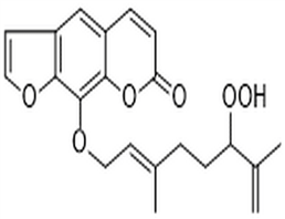 8-(6-Hydroperoxy-3,7-dimethylocta-2,7-dienyloxy)psoralen,8-(6-Hydroperoxy-3,7-dimethylocta-2,7-dienyloxy)psoralen