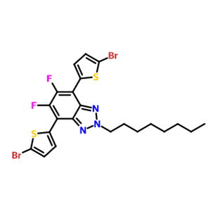 4,7-bis(5-bromothiophen-2-yl)-5,6-difluoro-2-C6-2H-benzo[d][1,2,3]triazole,4,7-bis(5-bromothiophen-2-yl)-5,6-difluoro-2-C6-2H-benzo[d][1,2,3]triazole