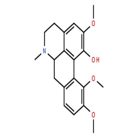 紫菫定酚,4H-Dibenzo[de,g]quinolin-1-ol,5,6,6a,7-tetrahydro-2,10,11-trimethoxy-6-methyl-, (6aS)-