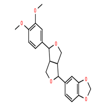 辛夷脂素,1,3-Benzodioxole,5-[(1R,3aS,4S,6aS)-4-(3,4-dimethoxyphenyl)tetrahydro-1H,3H-furo[3,4-c]furan-1-yl]-,rel-