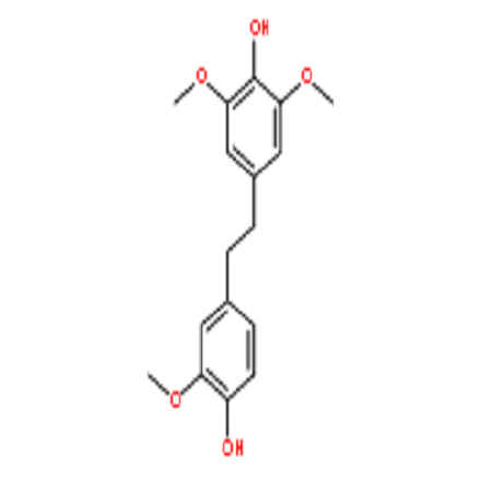 石斛酚,Phenol,4-[2-(4-hydroxy-3-methoxyphenyl)ethyl]-2,6-dimethoxy-